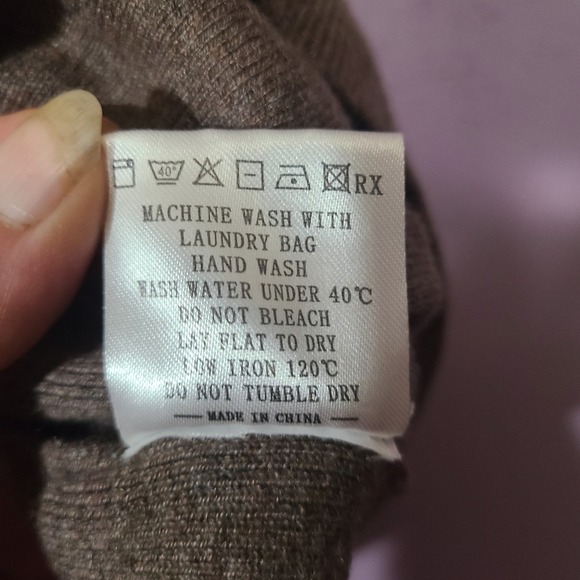 ARACH & CLOZ Women's Size M Cashmere Blend Mushroom Short Sleeve Knit Sweater - Picture 5 of 7